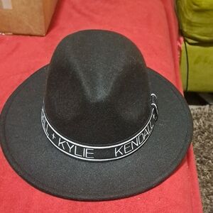 Kendall & Kylie Black Hat with Logo Band